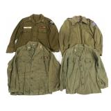 KOREAN WAR US HBT SHIRTS & PRIVATE PURCHASE JACKET