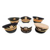WWII - COLD WAR US ARMED FORCES VISOR CAPS
