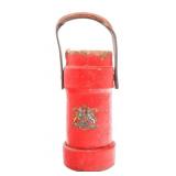 WWI BRITISH ARMED FORCES CORDITE LEATHER BUCKET