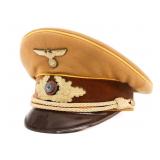 WWII GERMAN NSDAP POLITICAL LEADER VISOR CAP