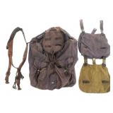 WWII GERMAN LUFTWAFFE M31 BREAD BAGS & RUCKSACK