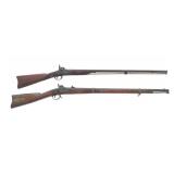 58 CALIBER PERCUSSION RIFLE & 16 GA FOWLER