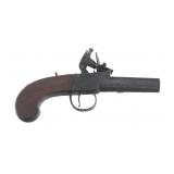 BRITISH .60 CALIBER FLINTLOCK SCREW BARREL PISTOL