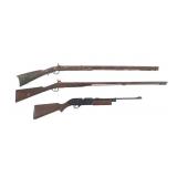 AIR AND PERCUSSION RIFLES FOR PARTS OR REPAIR