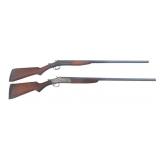 CRESCENT & IVER JOHNSON 12 GA BREAK OVER SHOTGUNS