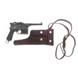 MAUSER MODEL C96 BOLO 7.63mm BROOMHANDLE PISTOL
