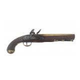 AW SPIES LONDON .72 CALIBER FLINTLOCK PISTOL