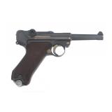 1935 GERMAN G S/42 MAUSER MODEL P08 9mm PISTOL