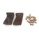 WALTHER MODEL PPK GRIPS & INERT AMMUNITION