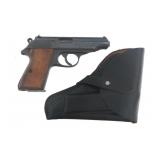 1945 WALTHER MODEL PP 7.65mm CAL PISTOL & HOLSTER
