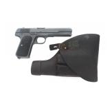 SWEDISH HUSQVARNA MODEL 1907 .380 CALIBER PISTOL
