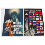WWII US WAR BOND & HOMEFRONT POSTERS