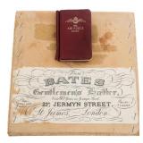WWII BRITISH RAF PILOT DIARY & BATES HAT BOX