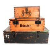 WWII GERMAN ARMY RIFLE & CANNON AMMUNITION CRATES