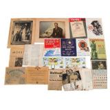 WWII US & GERMAN POSTERS, MAPS & EPHEMERA