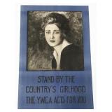 WWI US YMCA POSTER by WT BENDA