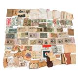 WWI - WWII US ARMY EPHEMERA & WORLD PAPER CURRENCY