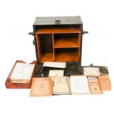 WWII US 143rd FIELD ARTILLERY NG FIELD DESK