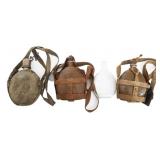 WWII IMPERIAL JAPANESE TYPE 99 & SNLF CANTEENS