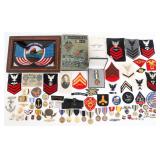 20th C. US ARMED FORCES BOOKS & INSIGNIA BONANZA