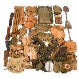 WWII US ARMY MEDIC & SIGNAL CORPS FIELD GEAR