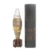 WWII US M49A2 60mm MORTAR ROUND