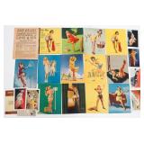 WWII US PIN-UPS AND HURRELL GIRLS POSTCARDS