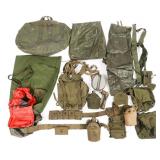 WWII - VIETNAM WAR FLYERS BAG & FIELD GEAR