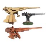EARLY 20th C. NAVAL GUN MODELS