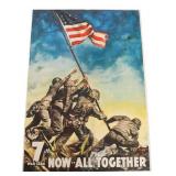WWII US '7th WAR LOAN NOW ALL TOGETHER' POSTER