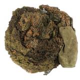 WWII US ARMY CAMOUFLAGED NETTING AND BAG