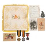 WWI CANADIAN NAMED MEDAL GROUPING
