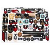 WWII US NAVY RANK INSIGNIA & PATCHES