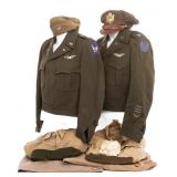 WWII US 5th & 8th AIR FORCE PILOT OFFICER UNIFORMS