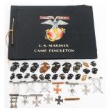 1954 USMC CAMP PENDLETON PHOTO ALBUM & EGAS