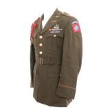 WWII US ARMY NAMED 82nd AIRBORNE OFFICER TUNIC