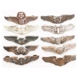 WWII USAAF STERLING 3" QUALIFICATION WINGS
