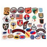 KOREAN WAR - VIETNAM WAR US PATCHES & OVALS