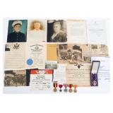 WWII USMC KIA NAMED PURPLE HEART GROUPING