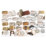 WWI - KOREAN WAR US ARMED FORCES DOG TAGS