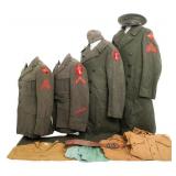 WWII USMC SERGEANT & PFC SERVICE ALPHA UNIFORMS