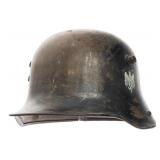 REFURBISHED WWII GERMAN HEER DD M17 COMBAT HELMET