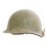WWII US ARMY FIXED BALE NAMED M1 COMBAT HELMET