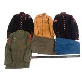 WWII USMC ALPHA TUNIC & DRESS BLUES UNIFORMS