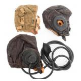 WWII US AAF TYPE A-9 & TYPE A-11 FLIGHT HELMETS
