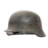 WWII GERMAN HEER SD M35 COMBAT HELMET