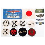 WWII JAPANESE ARMY & NAVY PILOT WINGS & PATCHES