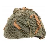 WWII US ARMY M1C PARATROOPER HELMET WITH NET