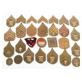 WWI US ARMY SERVICES CHEVRONS & UNIT PATCHES