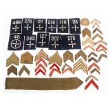 WWI US ARMY AIR CORPS SQUADRON PATCHES & RANKS